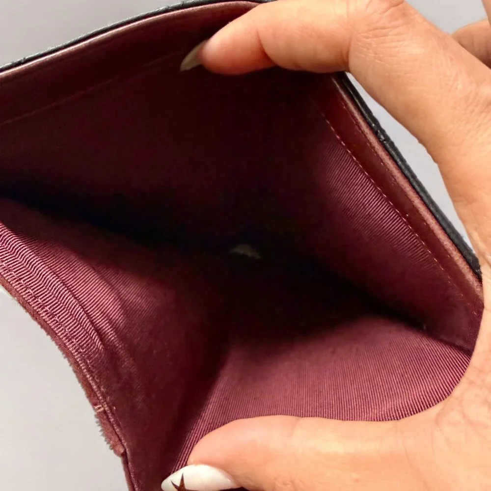 Chanel Quilted Lambskin Black Long Wallet